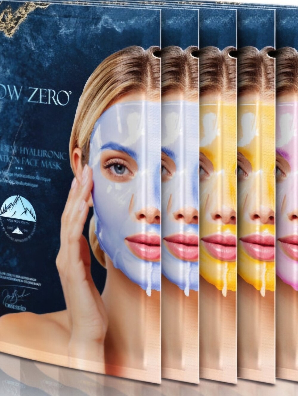 Below Zero Arctic Renewal Luxury Mask Set - Teal and Black Packaging
